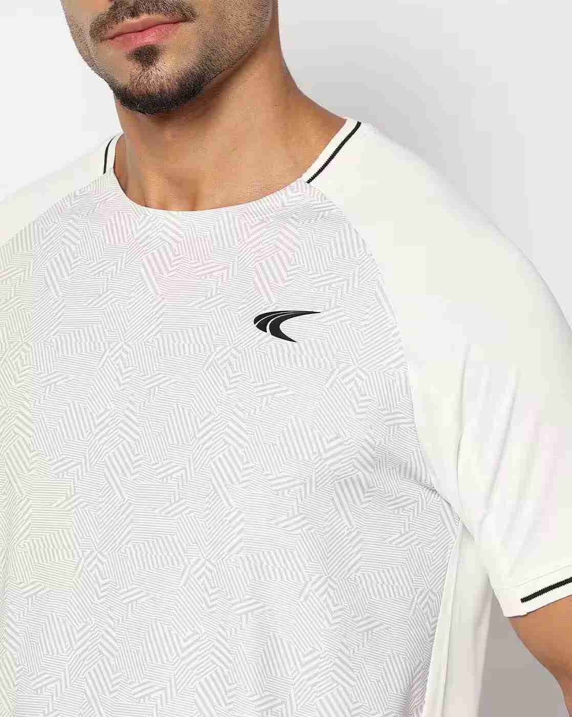 PERFORMAX | Men Printed Regular Fit Racquet Crew-Neck T-Shirt|4