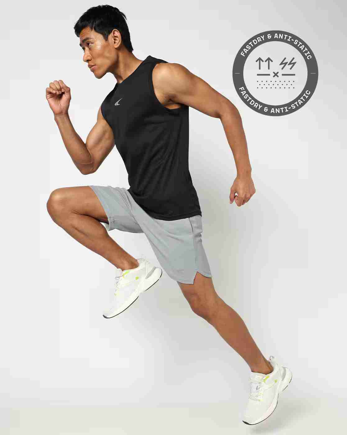 PERFORMAX | Men Brand Print Regular Fit Round-Neck T-Shirt|0