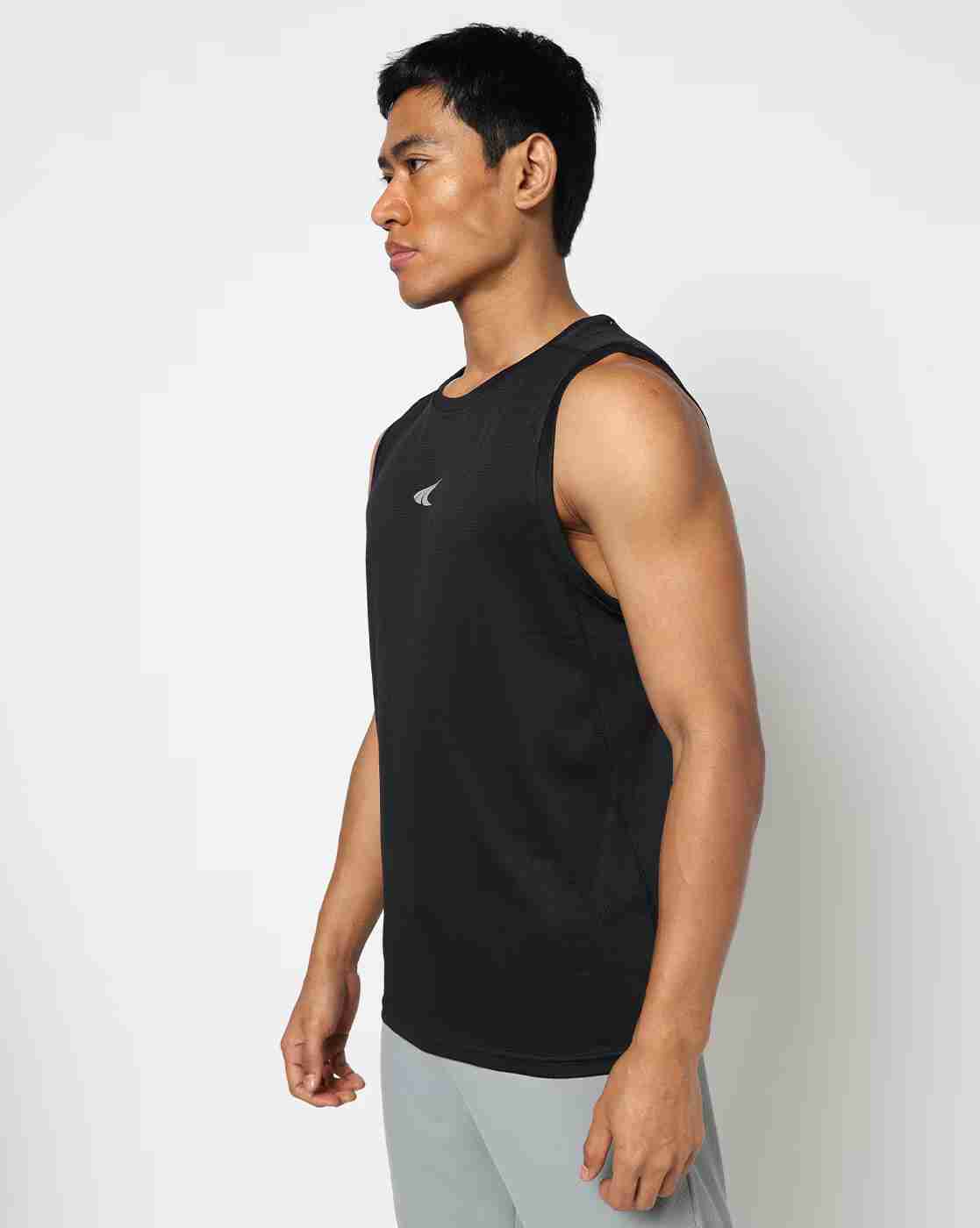 PERFORMAX | Men Brand Print Regular Fit Round-Neck T-Shirt|2