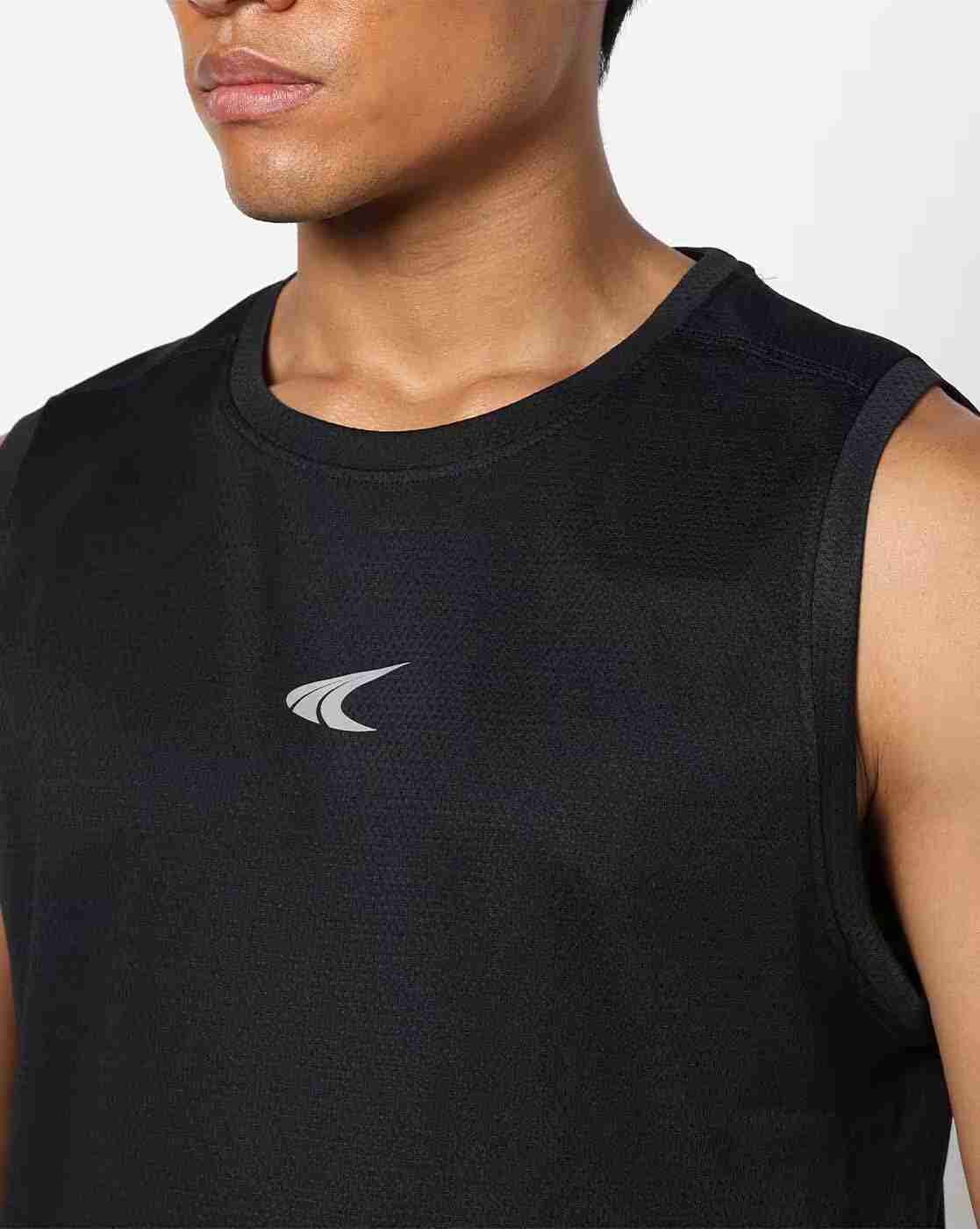 PERFORMAX | Men Brand Print Regular Fit Round-Neck T-Shirt|4