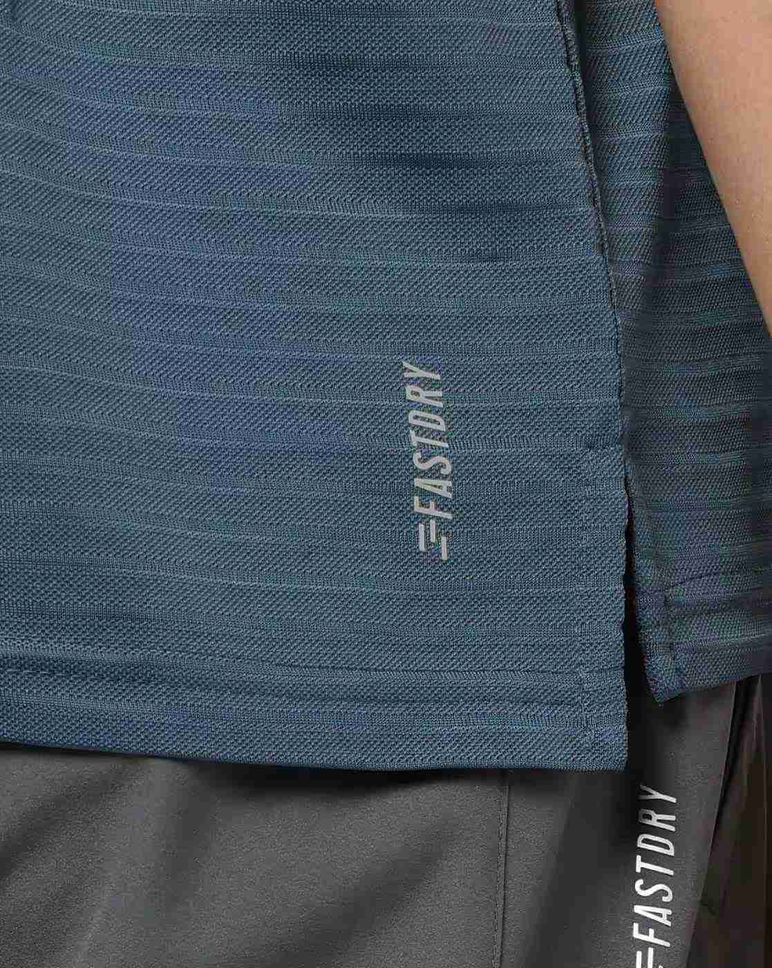 PERFORMAX | Men Striped Regular Fit Polo T-Shirt|5