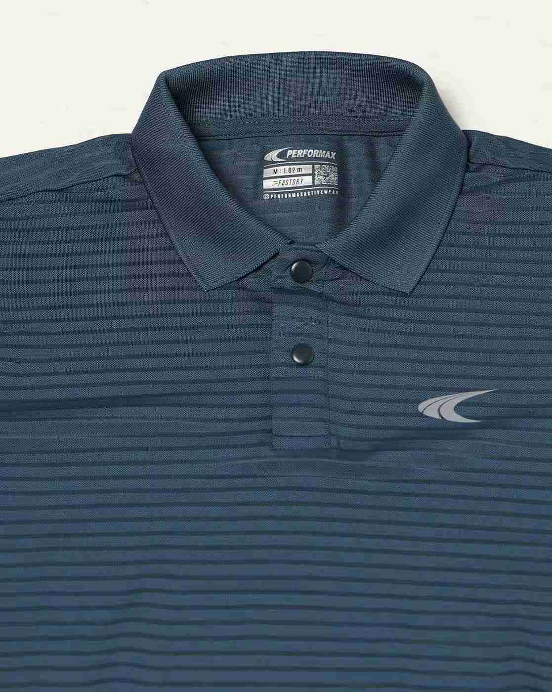 PERFORMAX | Men Striped Regular Fit Polo T-Shirt|6