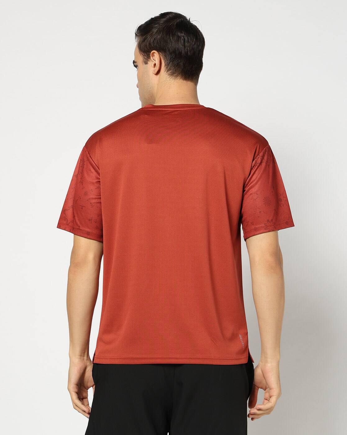 PERFORMAX | Men Oriental Print Regular Fit Crew-Neck T-Shirt|3