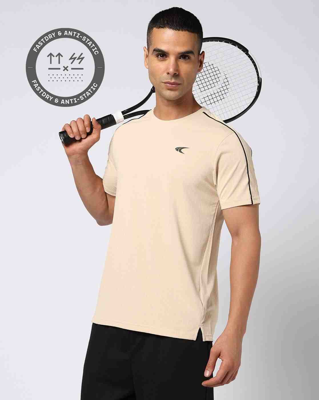 PERFORMAX | Men Geometric Pattern Regular Fit Crew-Neck T-Shirt|0
