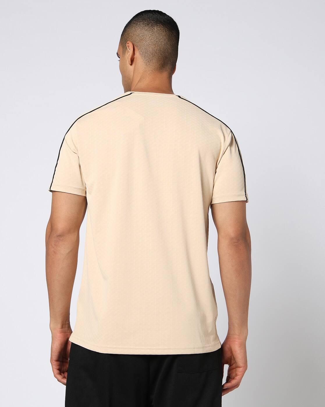PERFORMAX | Men Geometric Pattern Regular Fit Crew-Neck T-Shirt|2