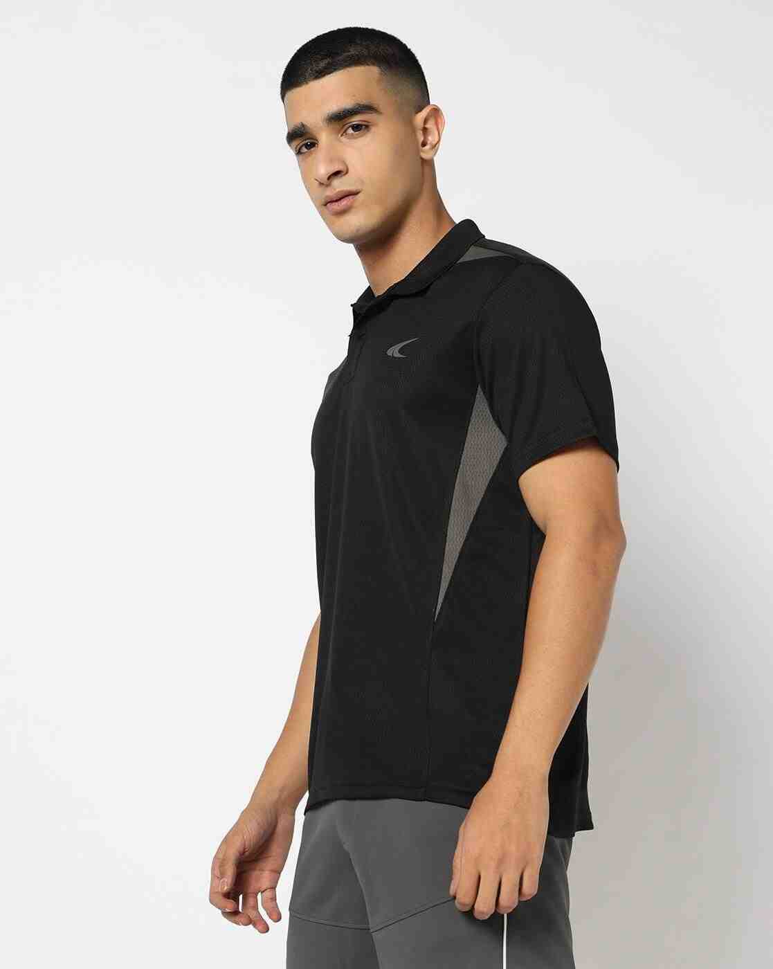 PERFORMAX | Men Active Lifestyle Logo Print Regular Fit Polo T-Shirt|1