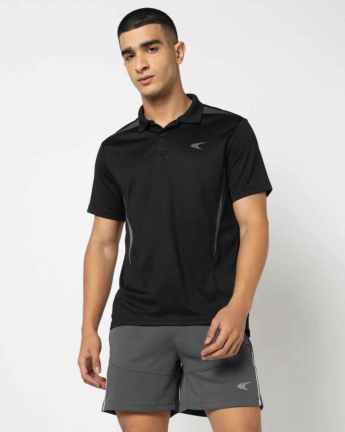PERFORMAX | Men Active Lifestyle Logo Print Regular Fit Polo T-Shirt|3
