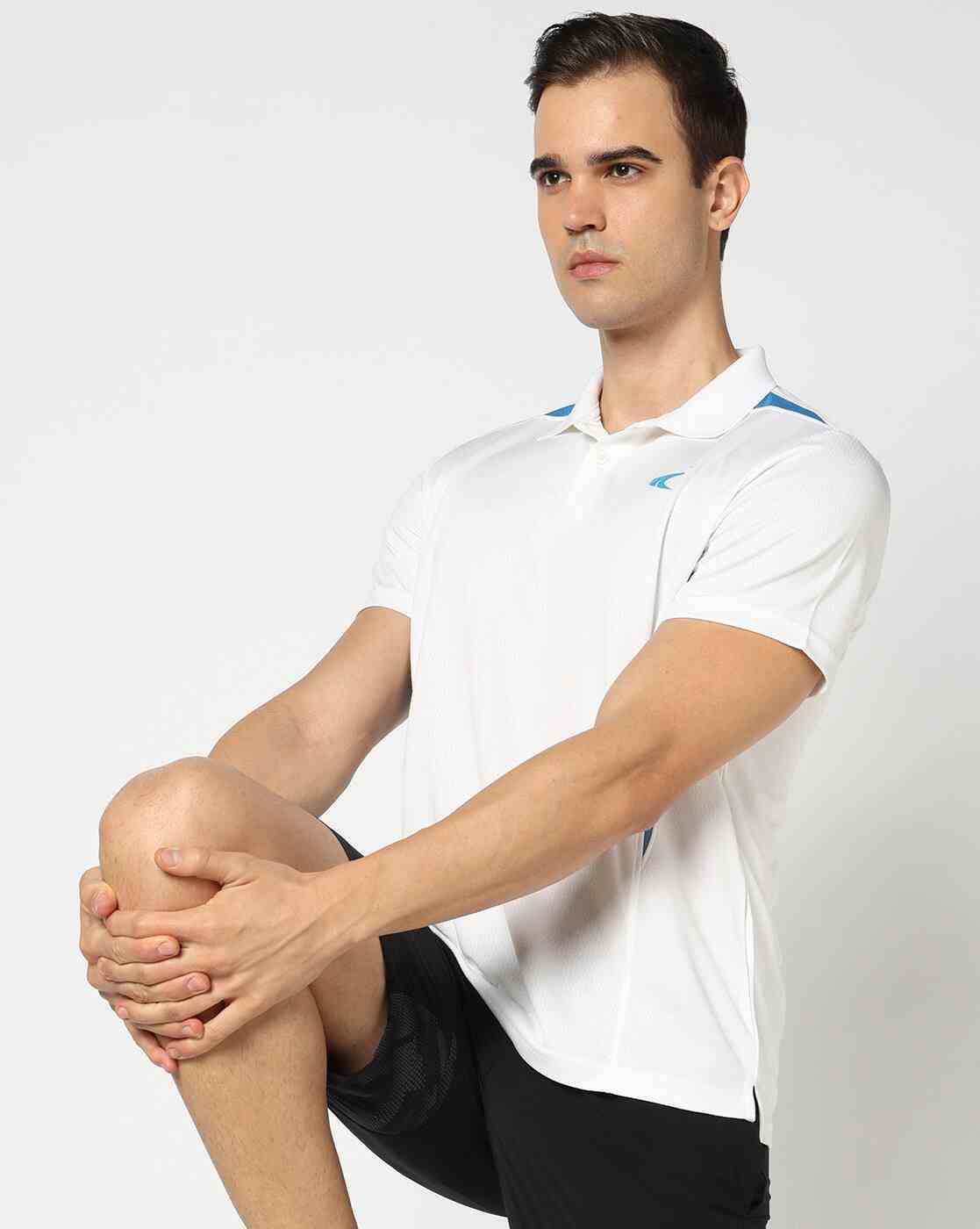 PERFORMAX | Men Active Lifestyle Logo Print Regular Fit Polo T-Shirt|0