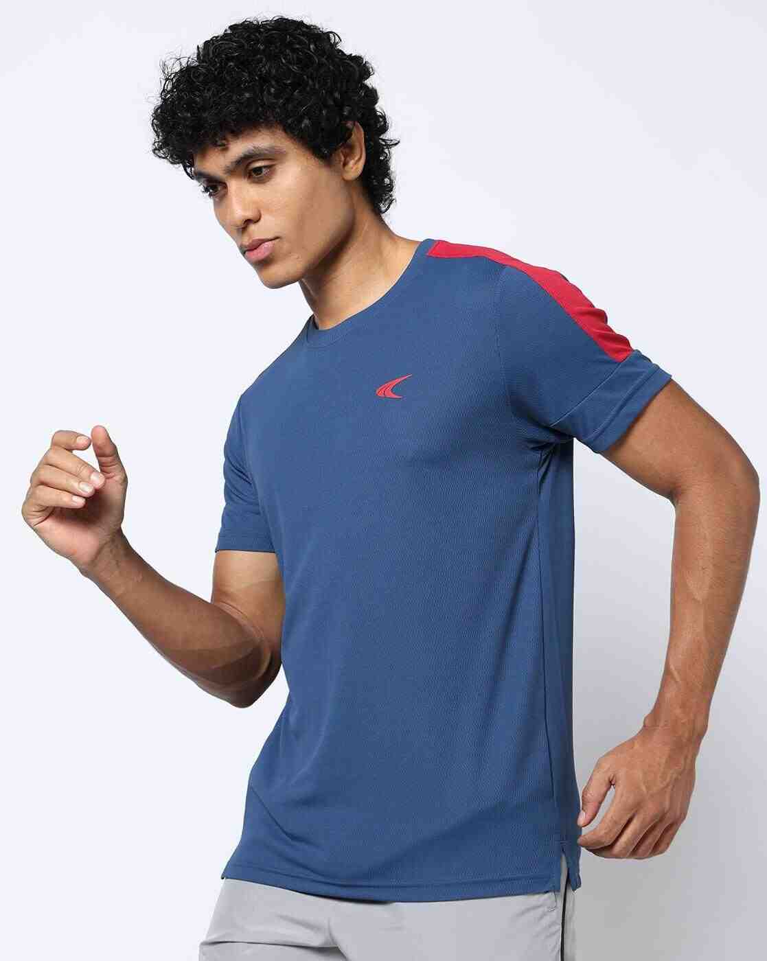 Men Active Life Regular Fit Crew-Neck T-Shirt