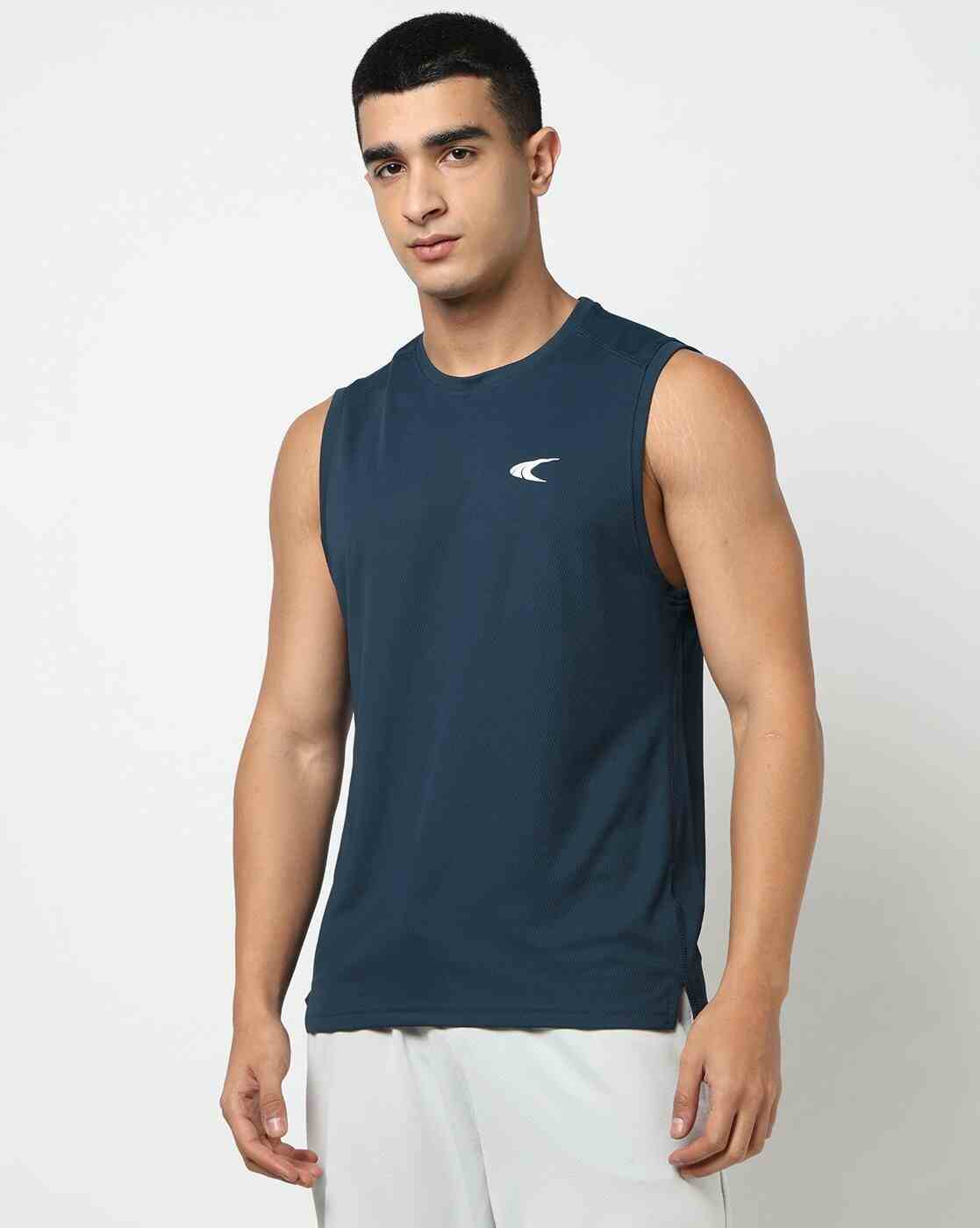 PERFORMAX | Men Regular Fit Round-Neck Singlet|4