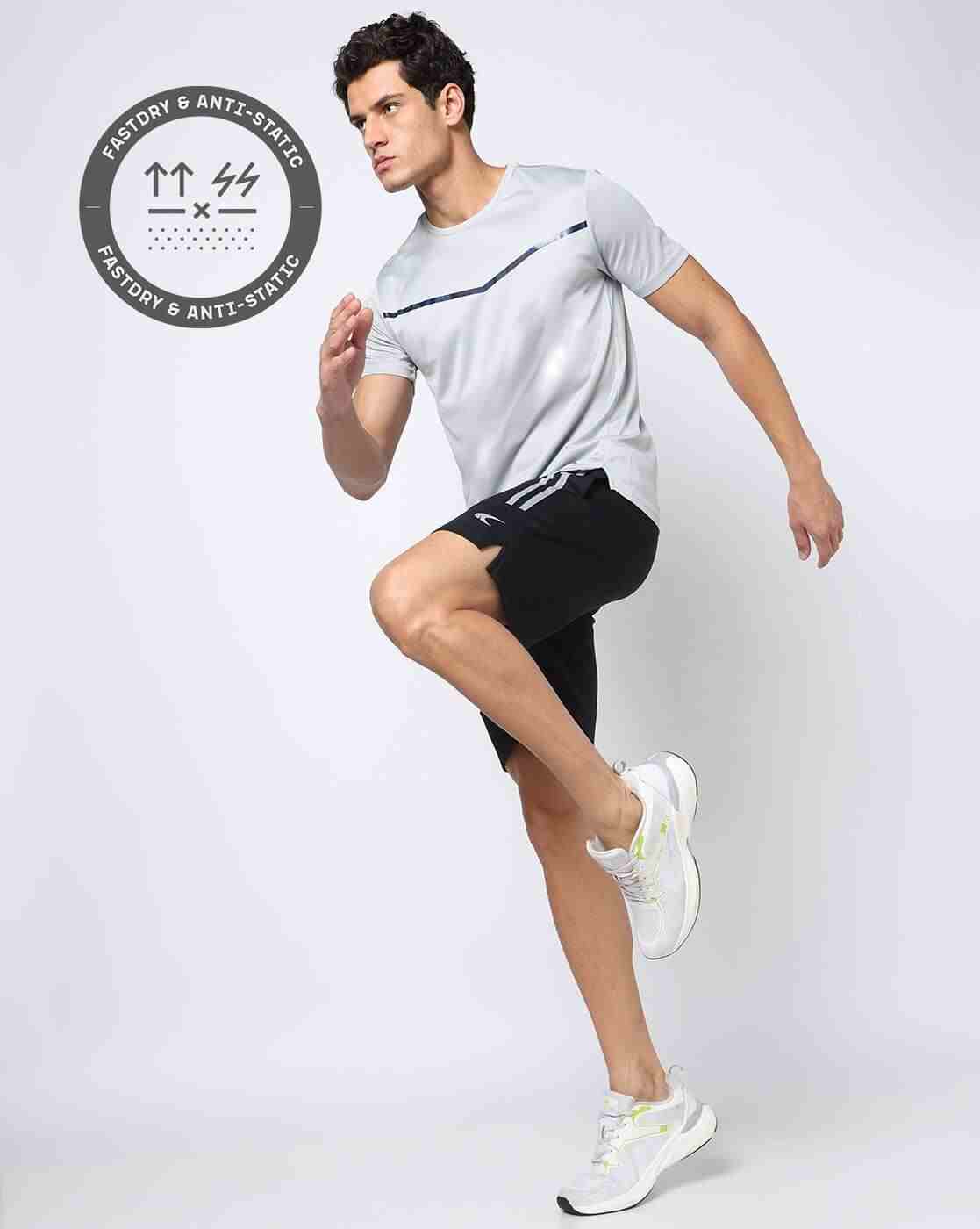 Men Structured Regular Fit Crew-Neck T-Shirt