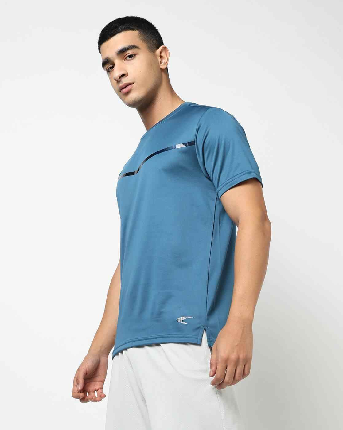 PERFORMAX | Men Structured Regular Fit Crew-Neck T-Shirt|1