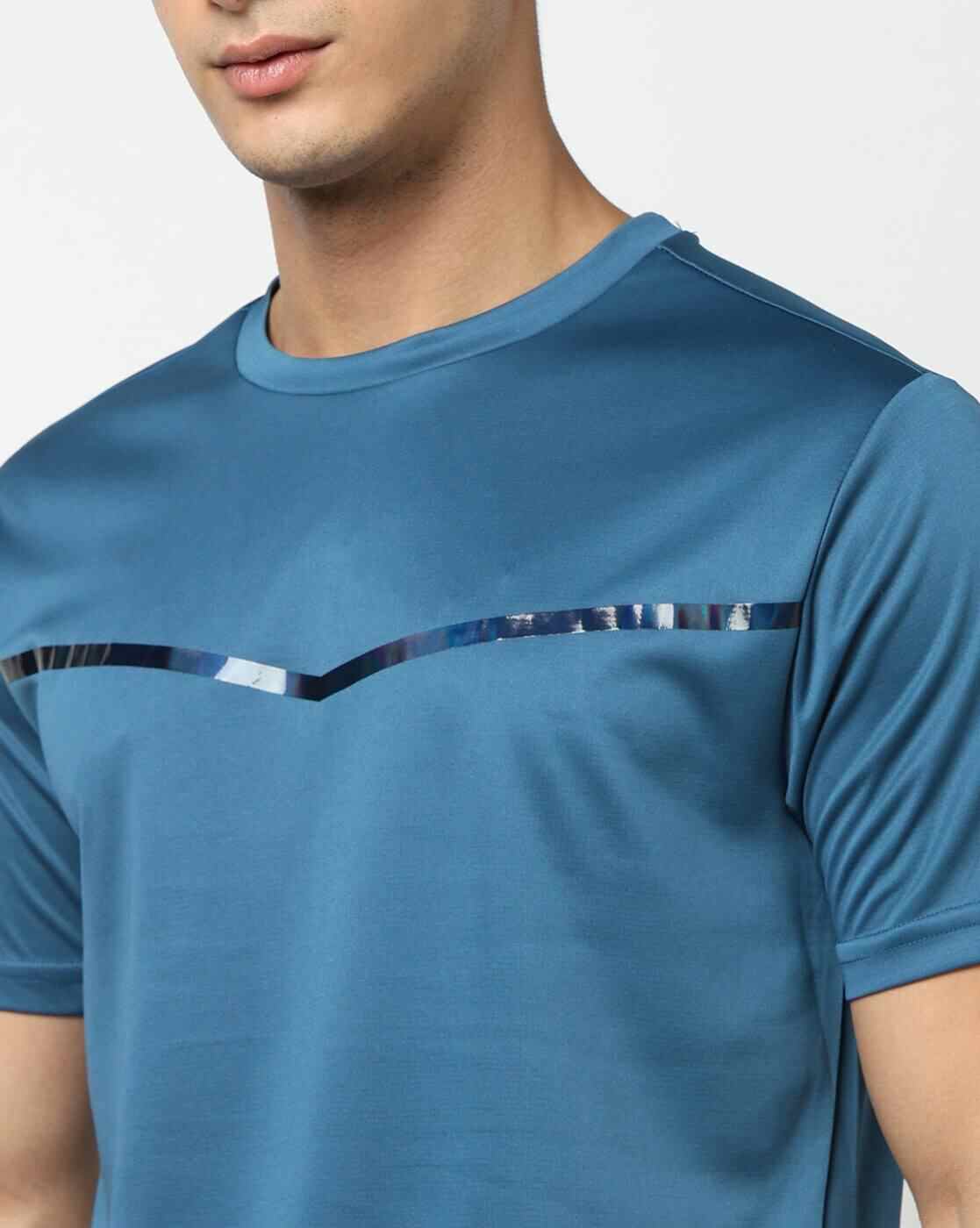 PERFORMAX | Men Structured Regular Fit Crew-Neck T-Shirt|4