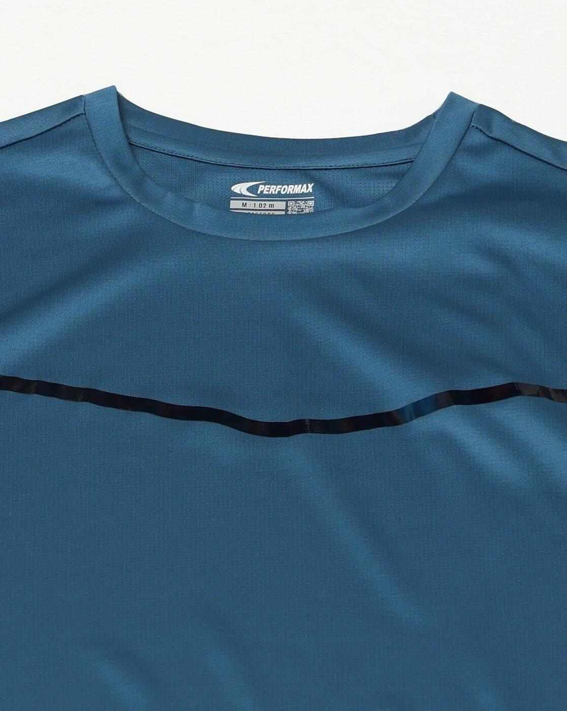 PERFORMAX | Men Structured Regular Fit Crew-Neck T-Shirt|8