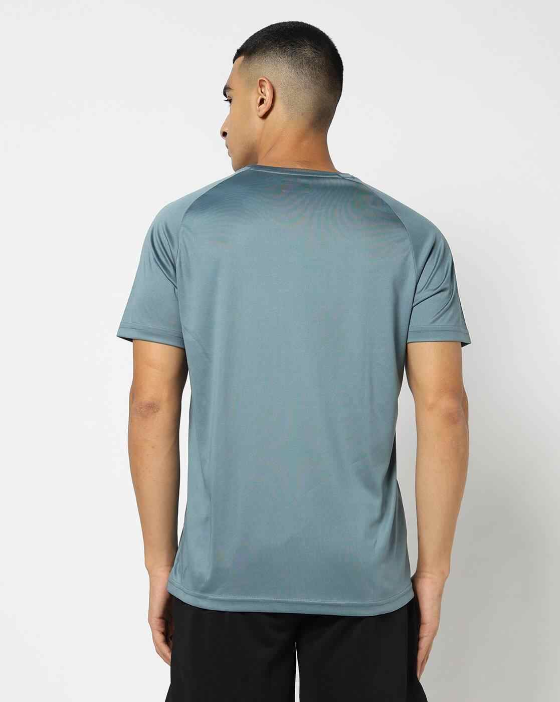 PERFORMAX | Men Patterned Regular Fit Crew-Neck Training T-Shirt|2
