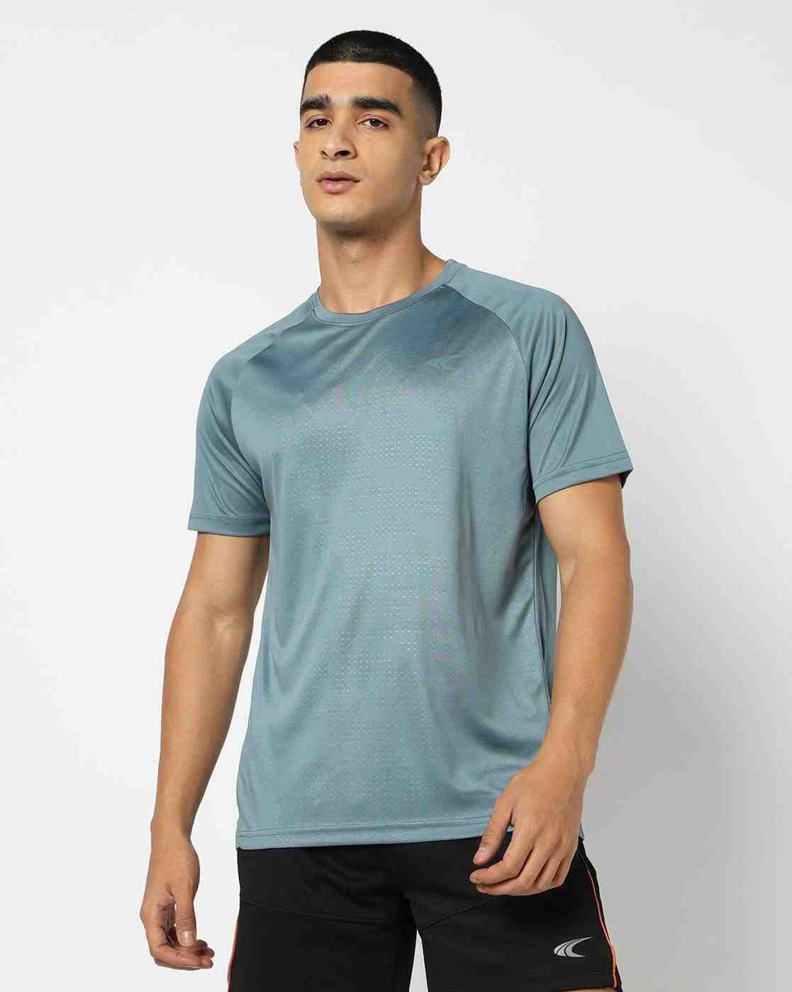 PERFORMAX | Men Patterned Regular Fit Crew-Neck Training T-Shirt|3