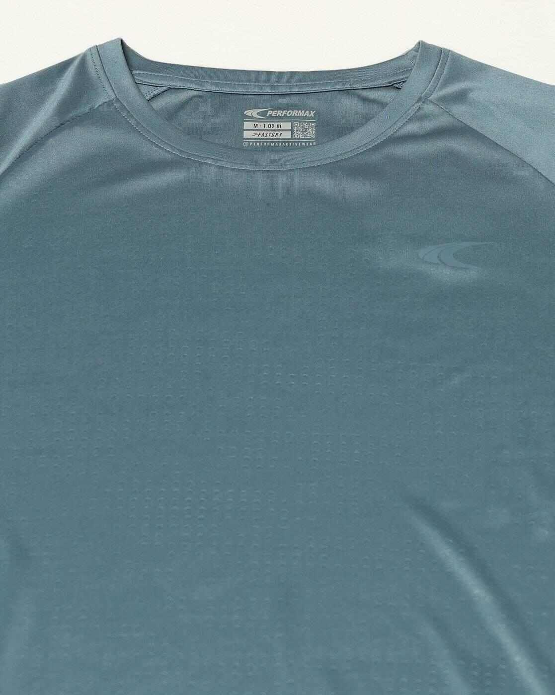 PERFORMAX | Men Patterned Regular Fit Crew-Neck Training T-Shirt|7