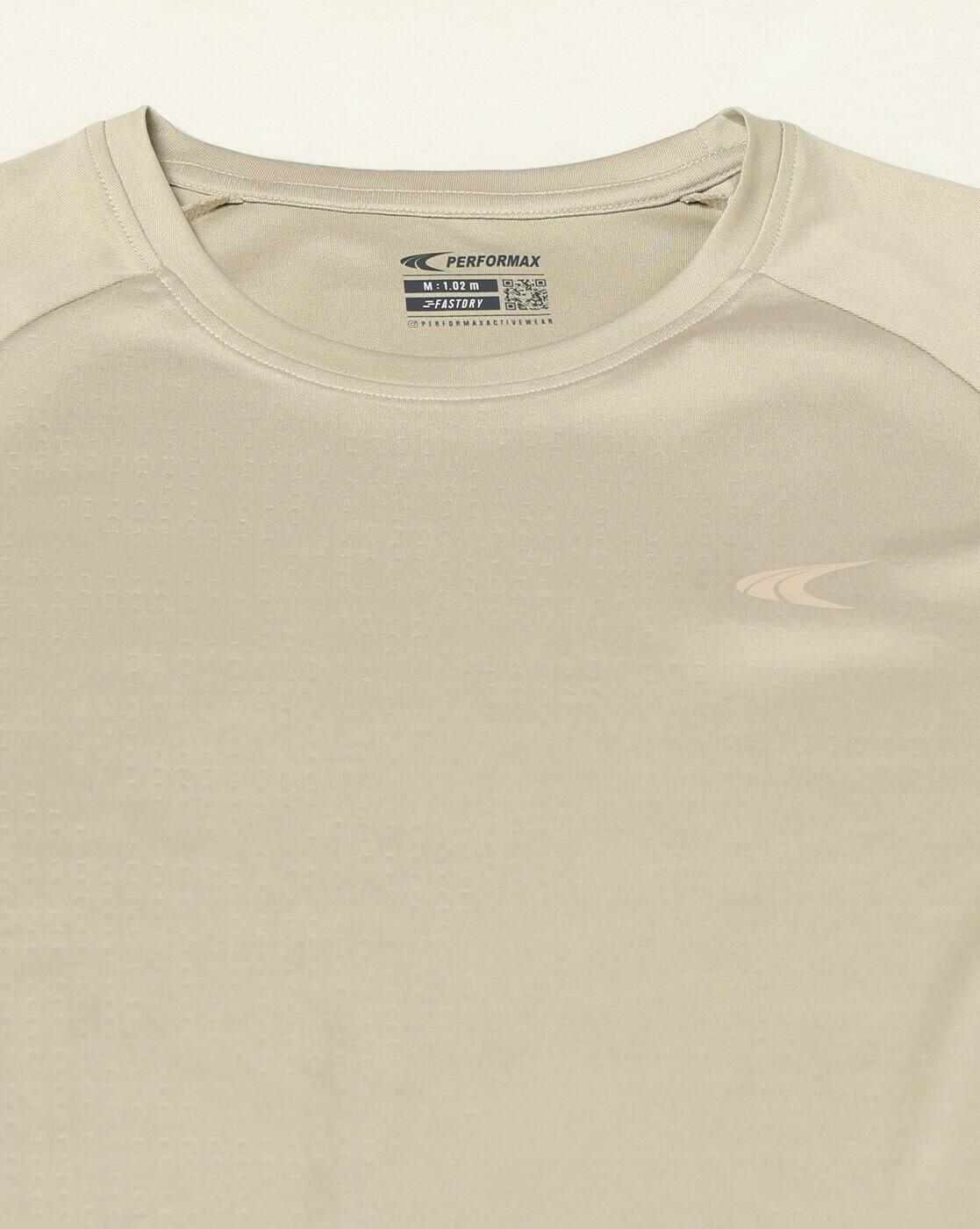 PERFORMAX | Men Embossed Regular Fit Crew-Neck Training T-Shirt|6