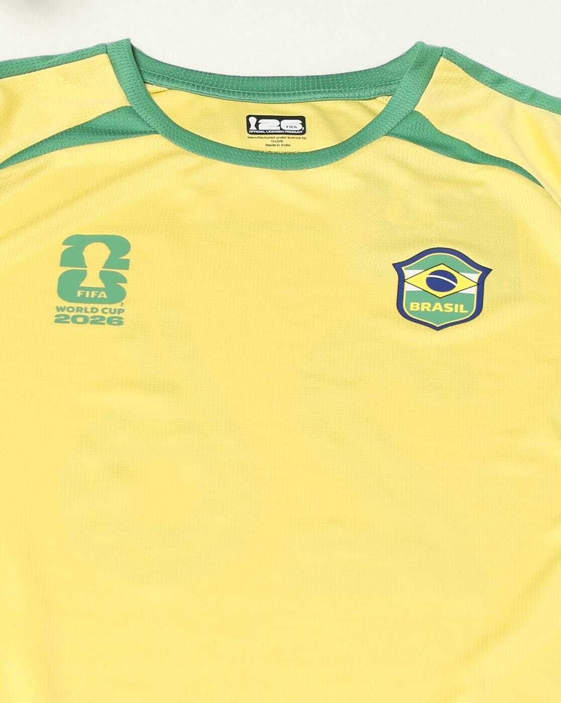 PERFORMAX | Official Licensed Product -FIFA Worldcup-26 Brazil Football Jersey for Men|7