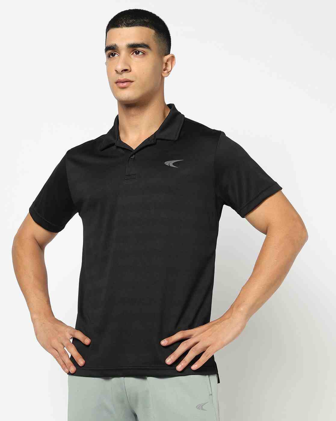 PERFORMAX | Men Striped Training Regular Fit Polo T-Shirt|3
