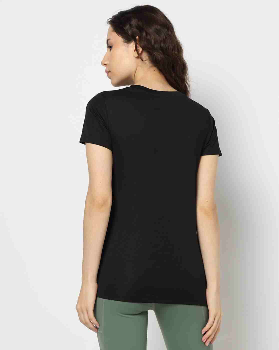 PERFORMAX | Women Regular Fit Running & Training Side Piping T-Shirt|2