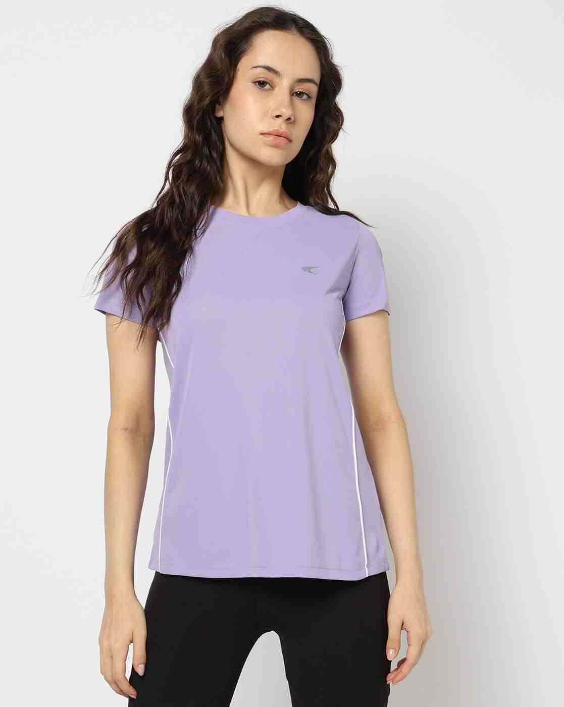 PERFORMAX | Women Regular Fit Running & Training Side Piping T-Shirt|3