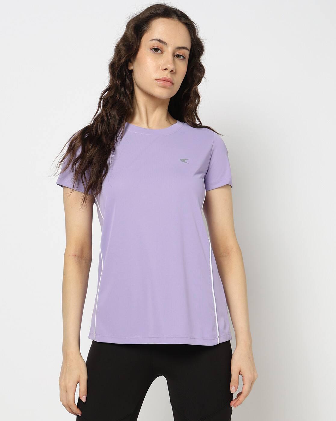 PERFORMAX | Women Regular Fit Running & Training Side Piping T-Shirt|3