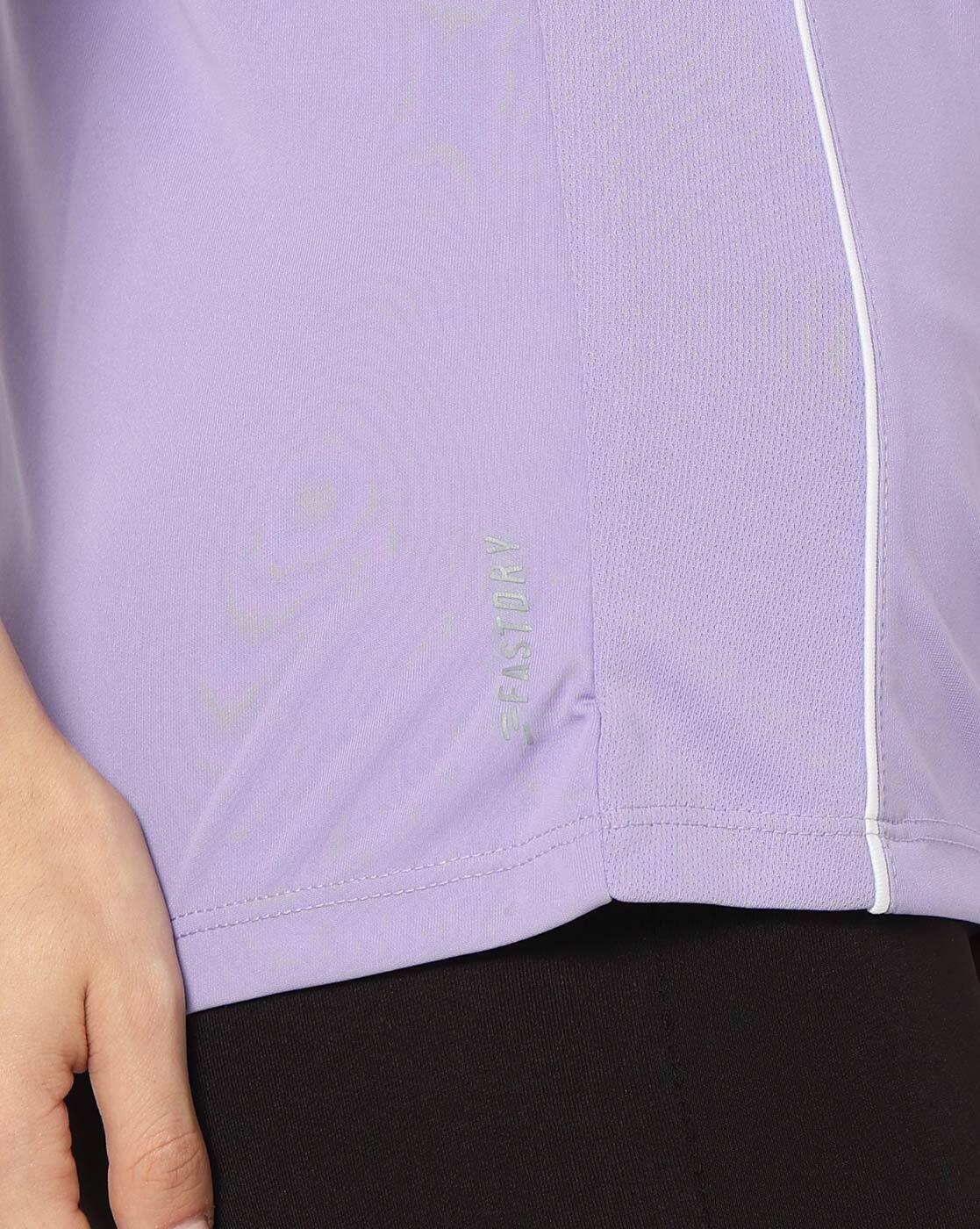 PERFORMAX | Women Regular Fit Running & Training Side Piping T-Shirt|7