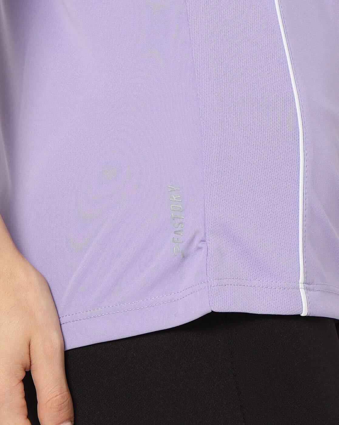 PERFORMAX | Women Regular Fit Running & Training Side Piping T-Shirt|7