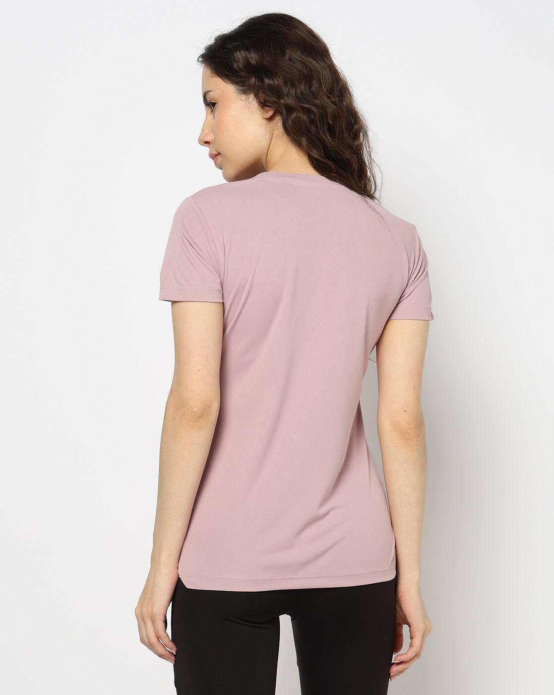 PERFORMAX | Women Regular Fit Running & Training Side Piping T-Shirt|2