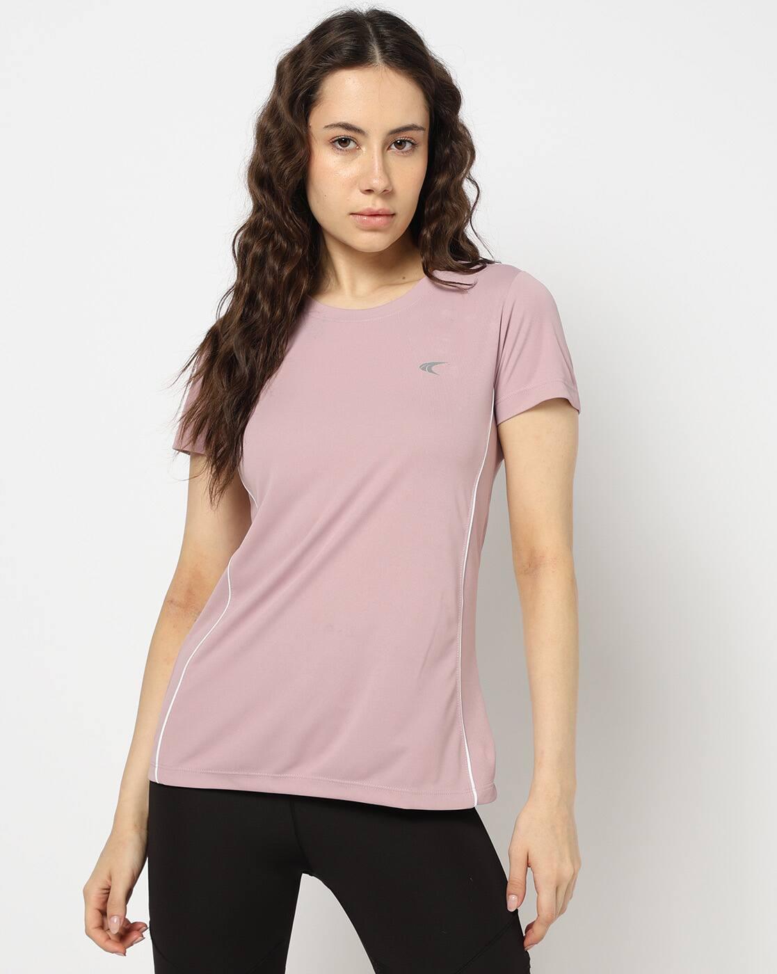 PERFORMAX | Women Regular Fit Running & Training Side Piping T-Shirt|3