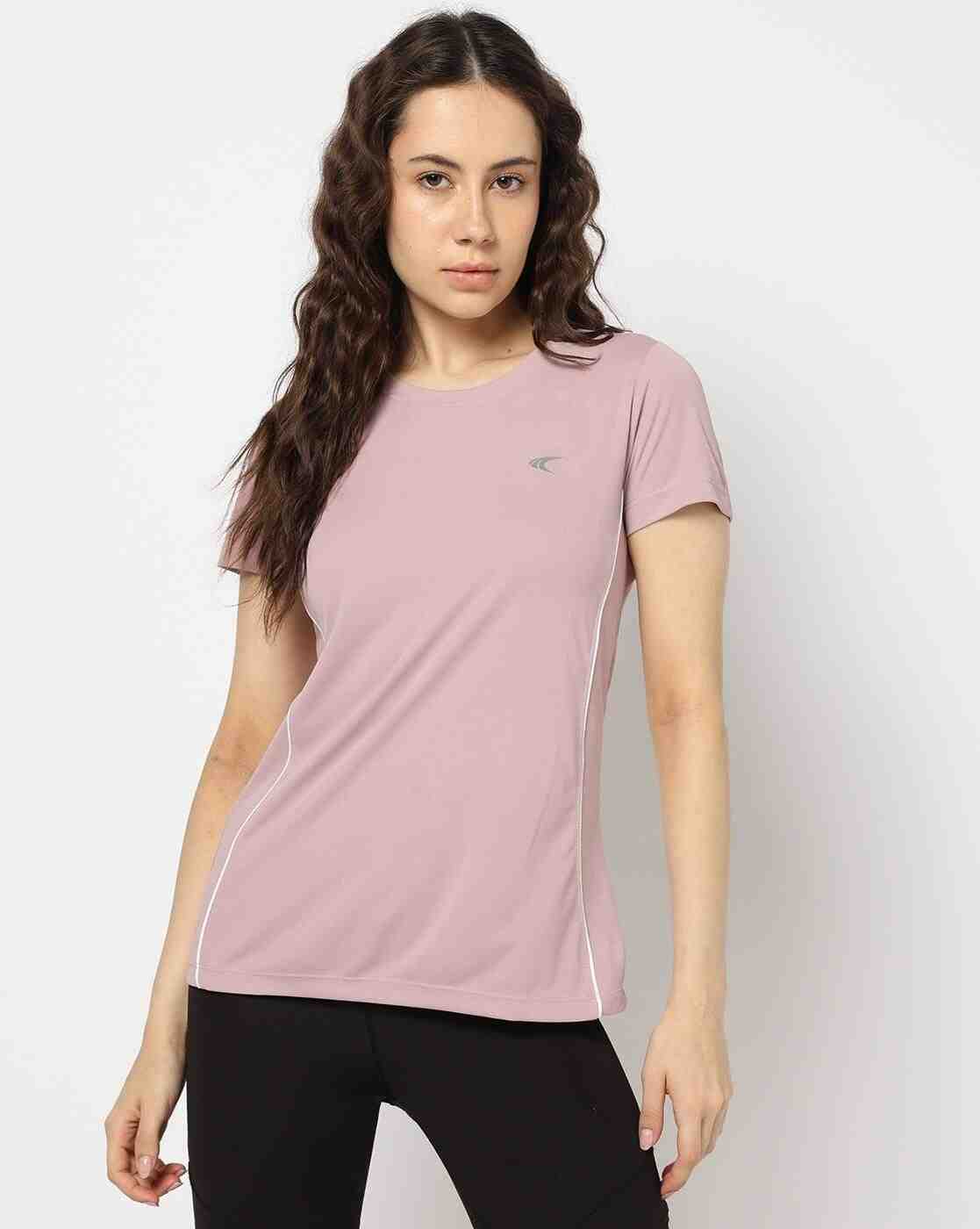 PERFORMAX | Women Regular Fit Running & Training Side Piping T-Shirt|3