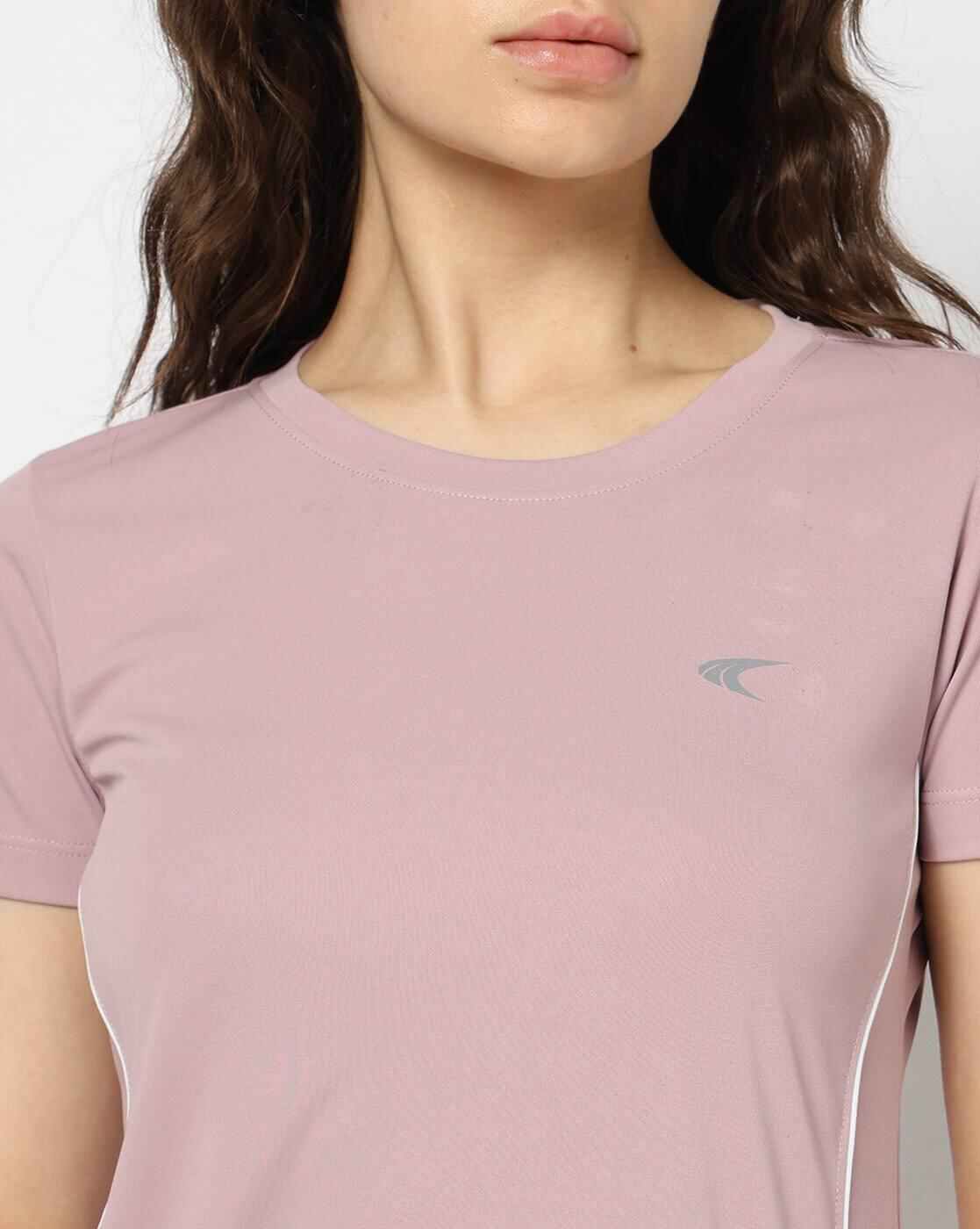 PERFORMAX | Women Regular Fit Running & Training Side Piping T-Shirt|4