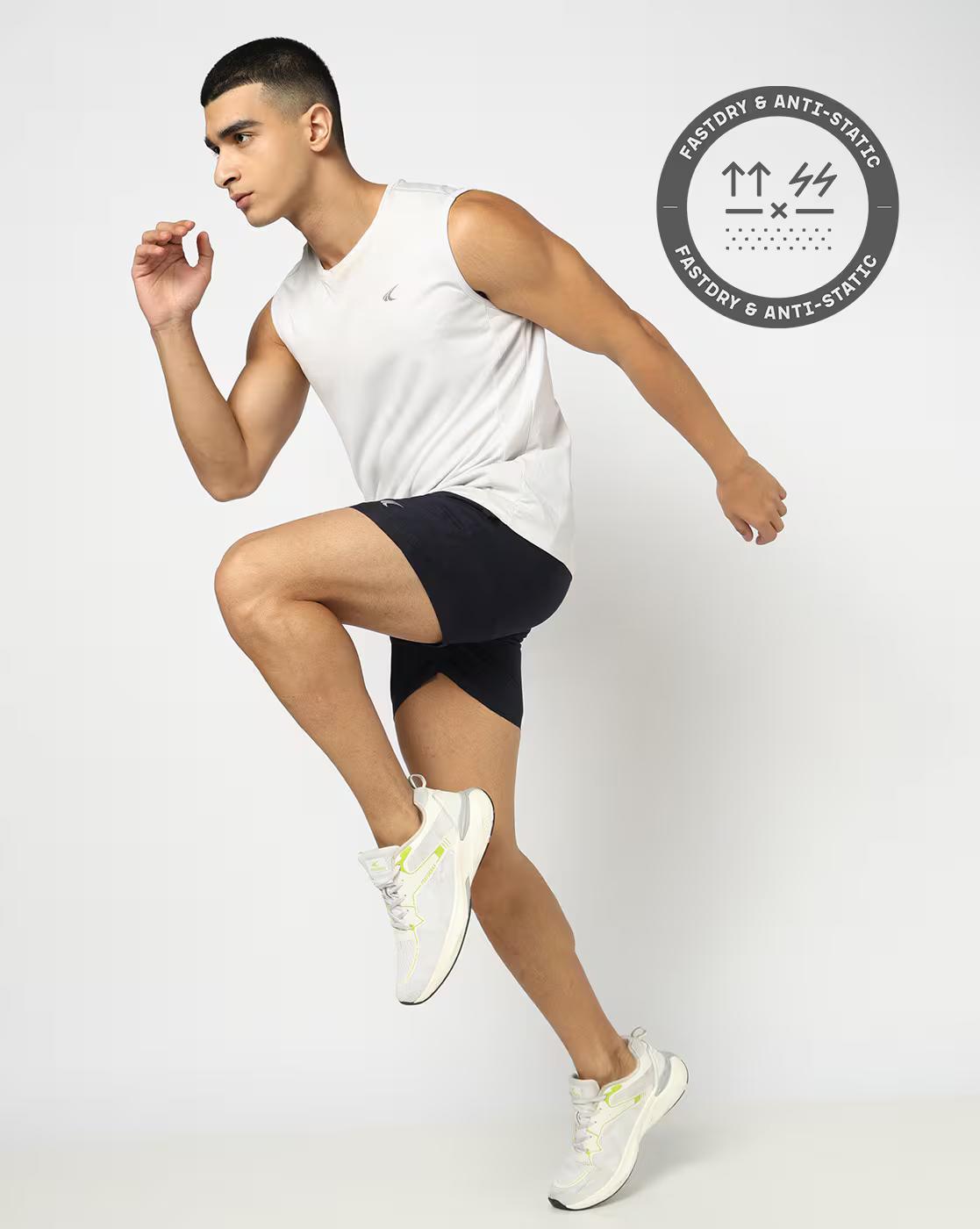 PERFORMAX | Men Running Woven Hybrid Regular Fit Shorts|0