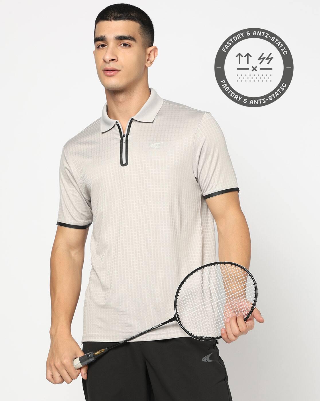 PERFORMAX | Men Checked Regular Fit Polo T-Shirt|0