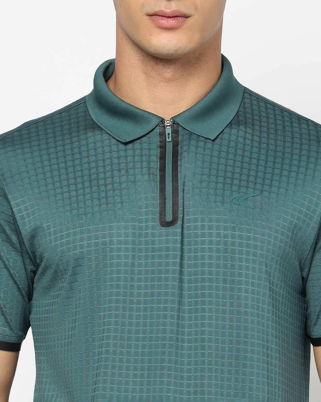 PERFORMAX | Men Checked Regular Fit Polo T-Shirt|4