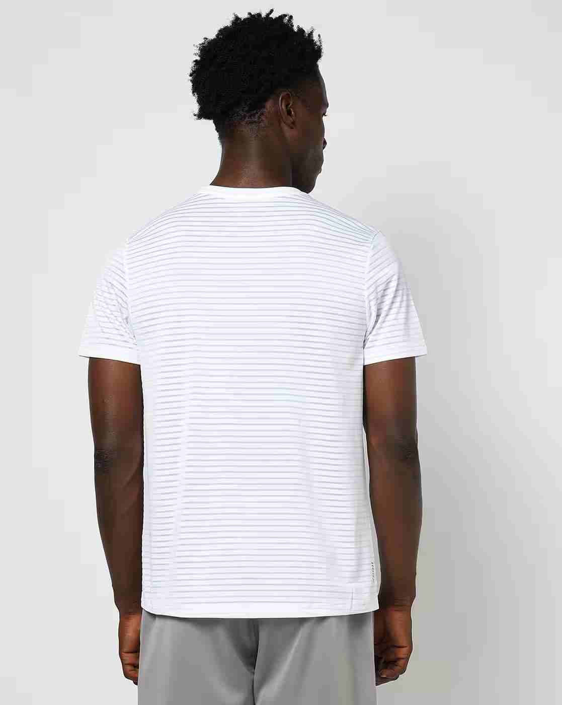 PERFORMAX | Men Striped Relaxed Fit Crew-Neck T-Shirt|2