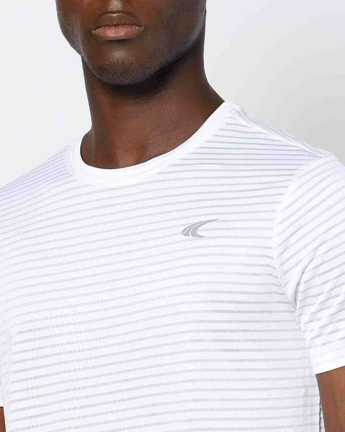 PERFORMAX | Men Striped Relaxed Fit Crew-Neck T-Shirt|4