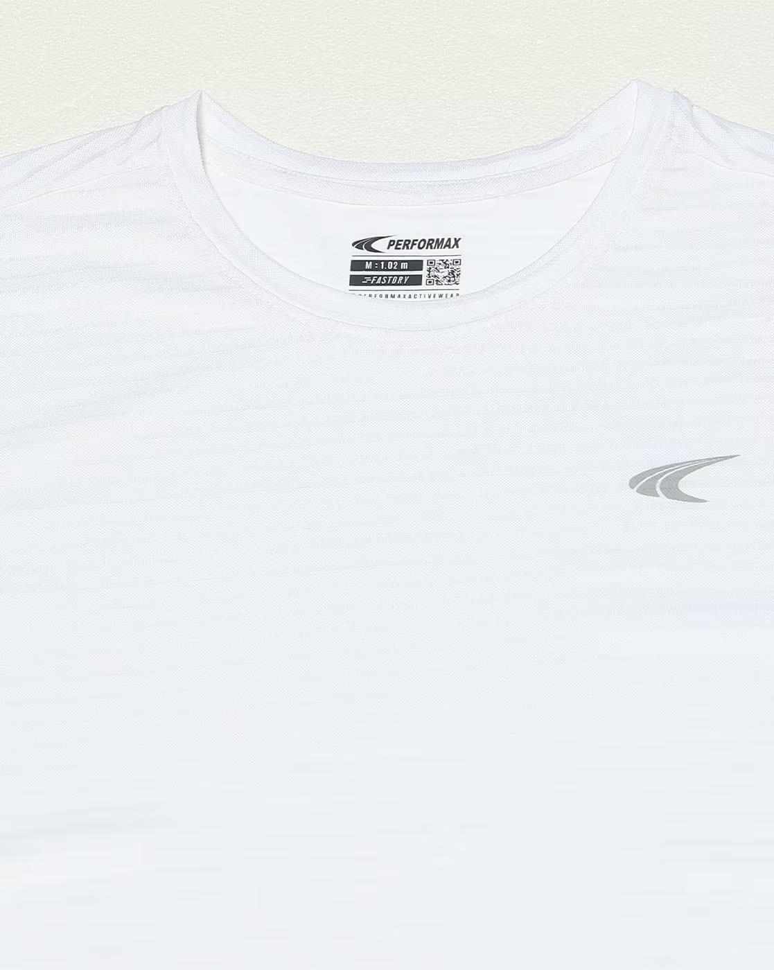 PERFORMAX | Men Striped Relaxed Fit Crew-Neck T-Shirt|6