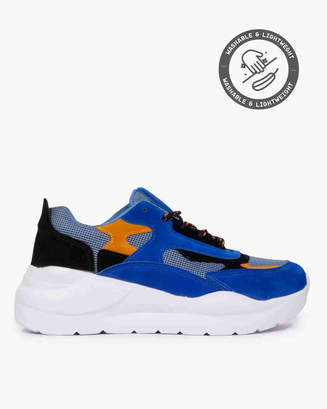 PERFORMAX | Colourblock Lace-Up Sports Shoes|0