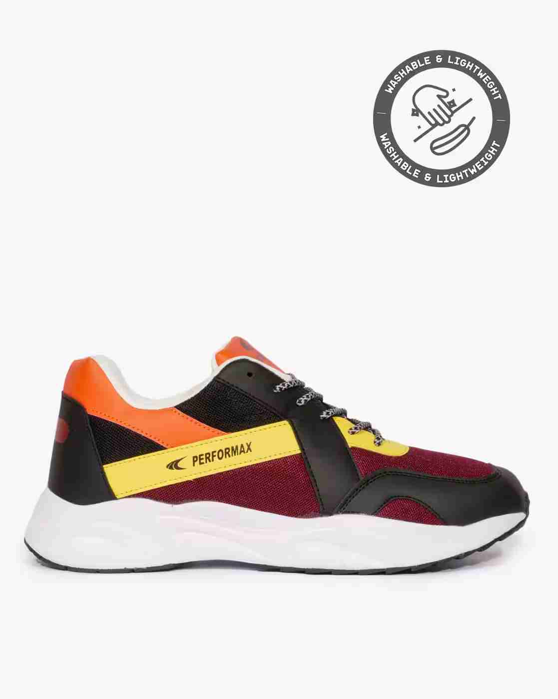 Colourblock Lace-Up Training Shoes