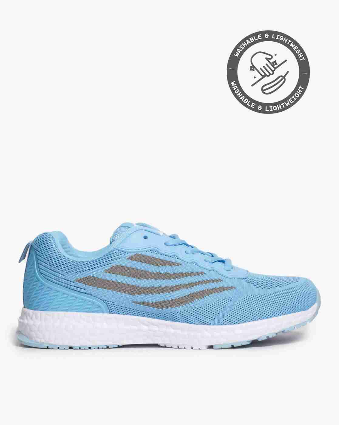 Panelled Lace-Up Sports Shoes