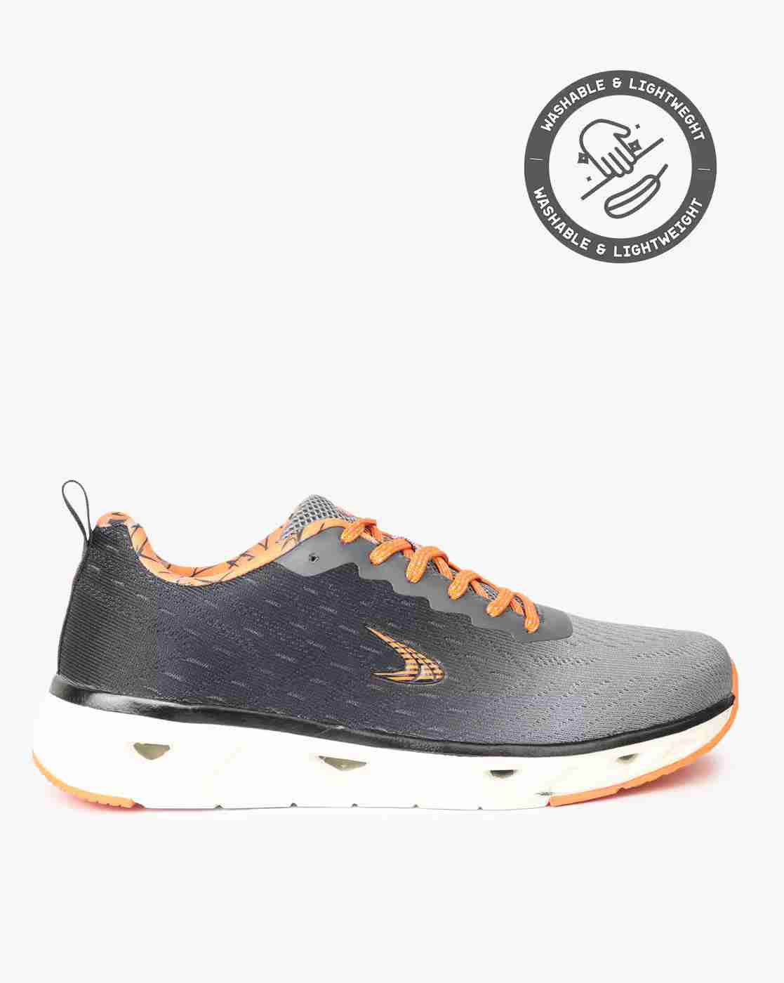 Men Vent Lace-Up Walking Shoes