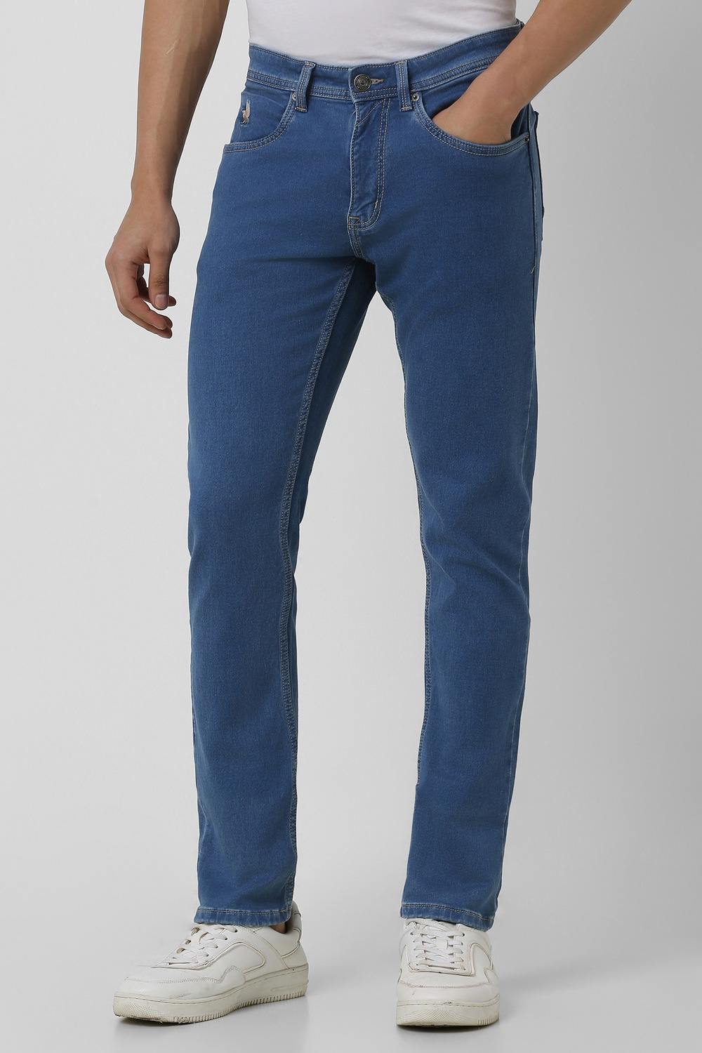 Men Blue Dark Wash Jeans