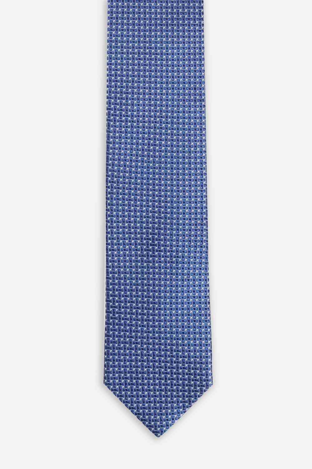 Men Blue Embroidered Tie