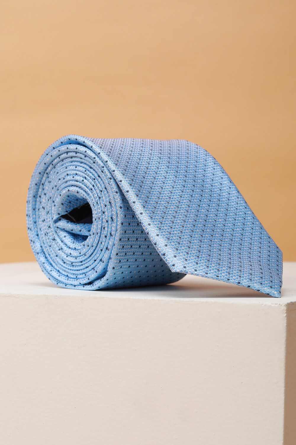 Men Blue Embroidered Tie