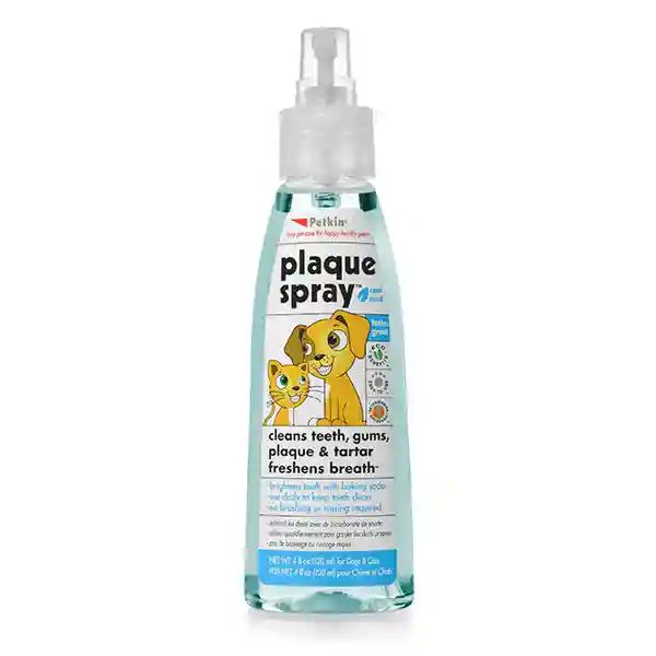 Petkin Plaque Cool Mint Dog &amp; Cat Oral Spray - 120 ml