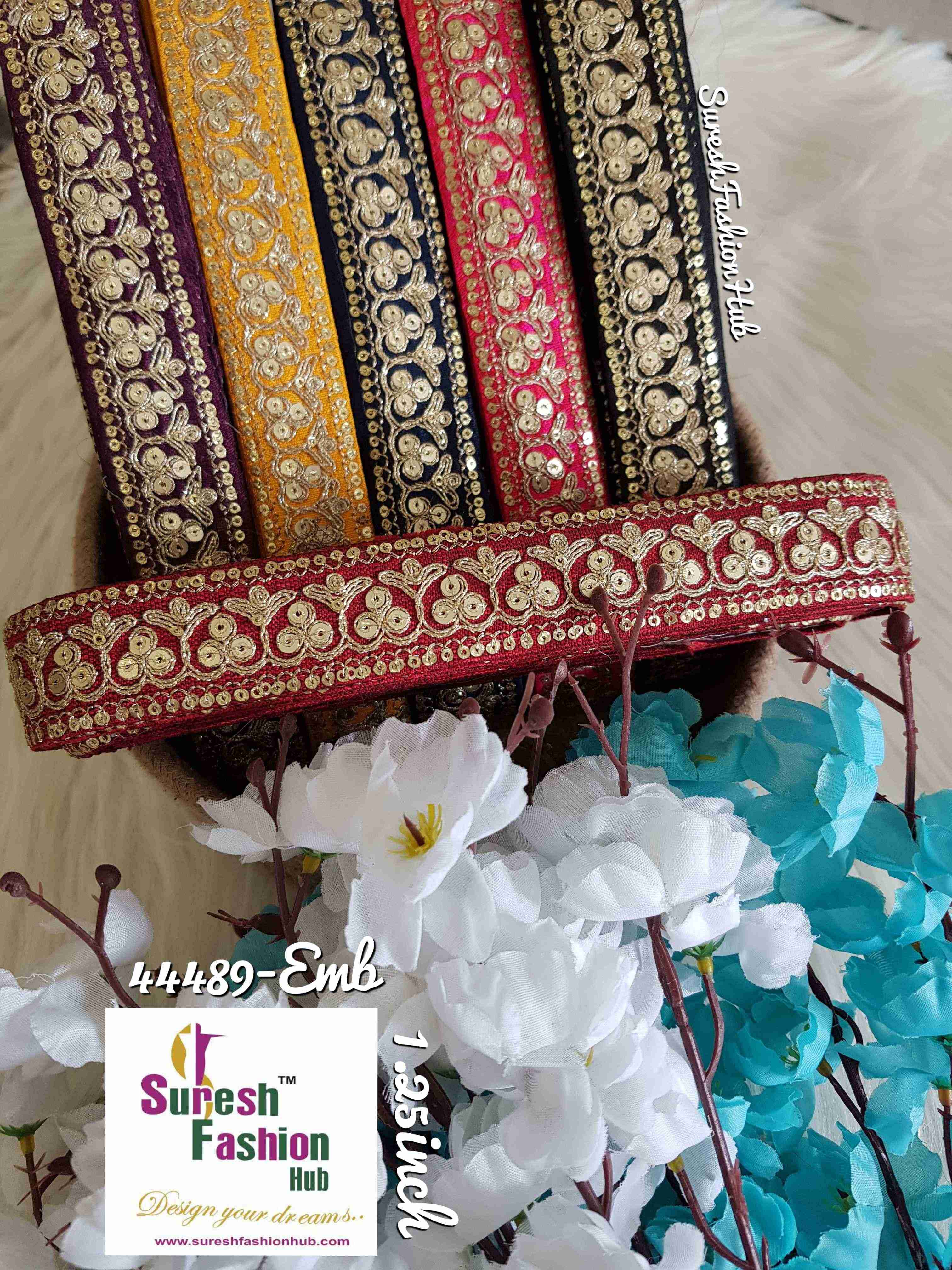 Indian Laces Embellishments Embroidery Saree Border   Wholesale Silk Crafting Sewing Decorative Designer Ribbons  #bohobagmaking #fedorahats  #minne   #lndianlaces  #Sareeborder #アニー都城   #pasamanerías #pasamaneriasbordadas # Embellishments #可愛いマスク  #Embroiderytrimmings  #アクセサリーパーツ #インドレース  #homedecorating #galonesimpor