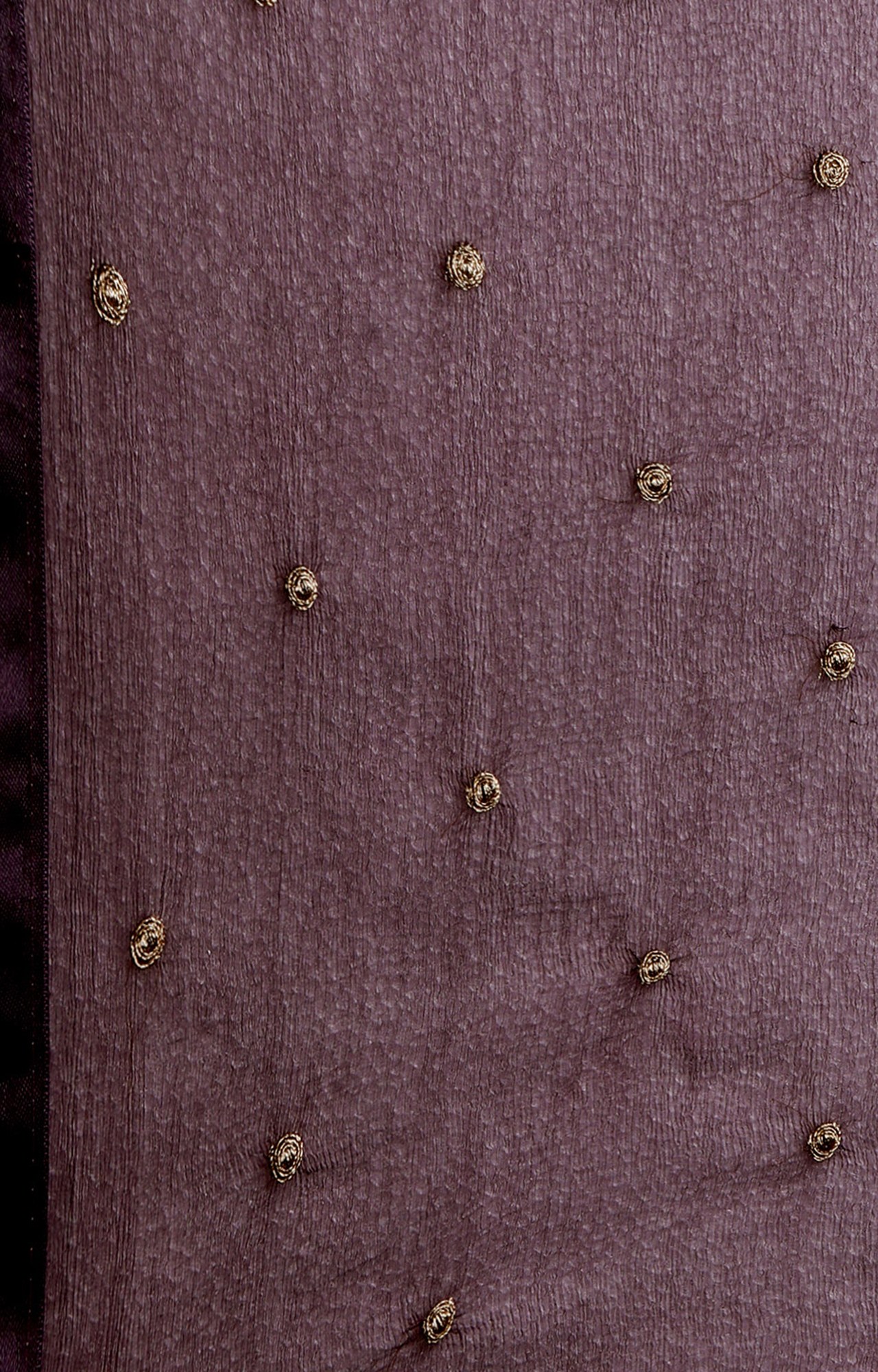 Shaily Women Wine Color Cotton Embroidered With Tessels Unstitched Dress Material-VF_JALGALU_WNE_DM