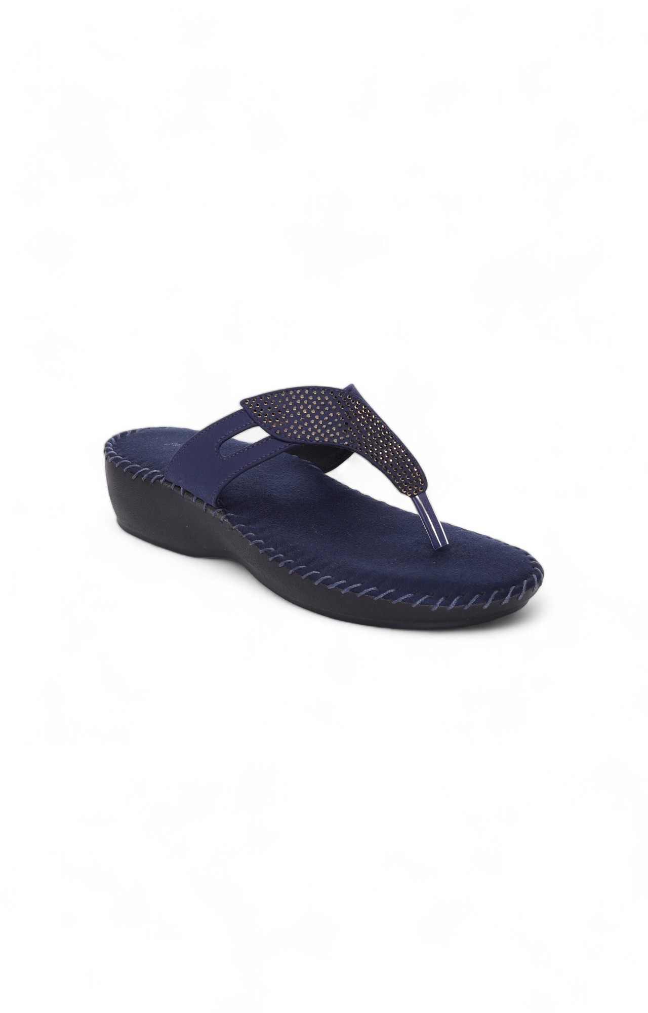 Women Blue Comfy Cushioning Thongs